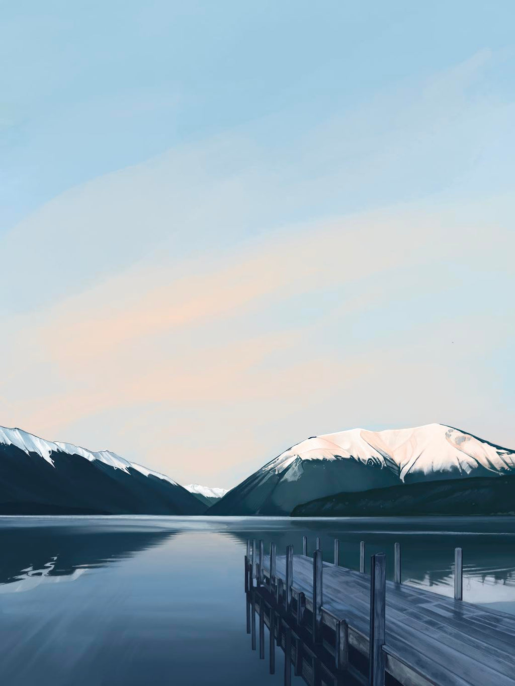 Lake Rotoiti at Dawn