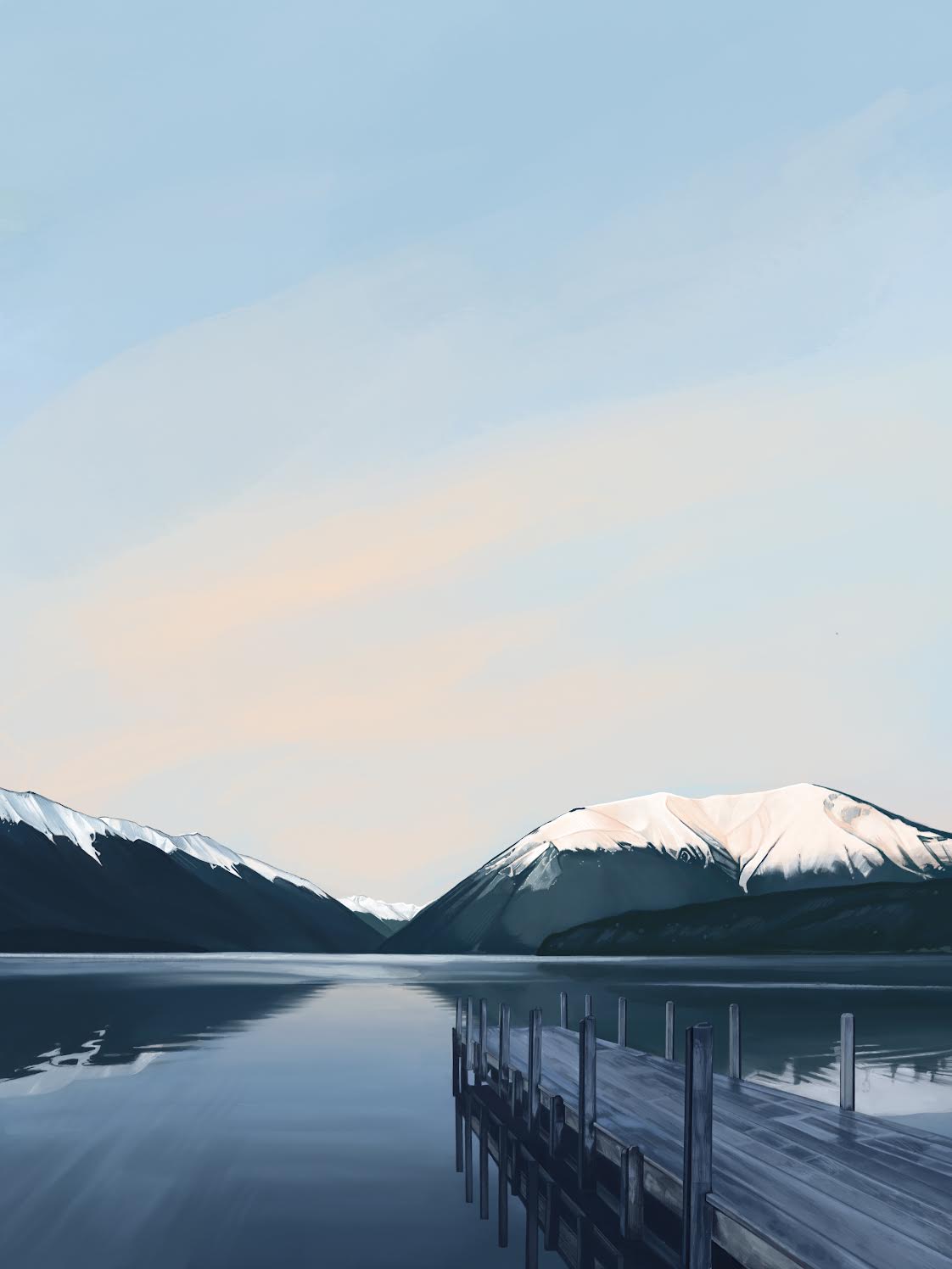 Lake Rotoiti at Dawn