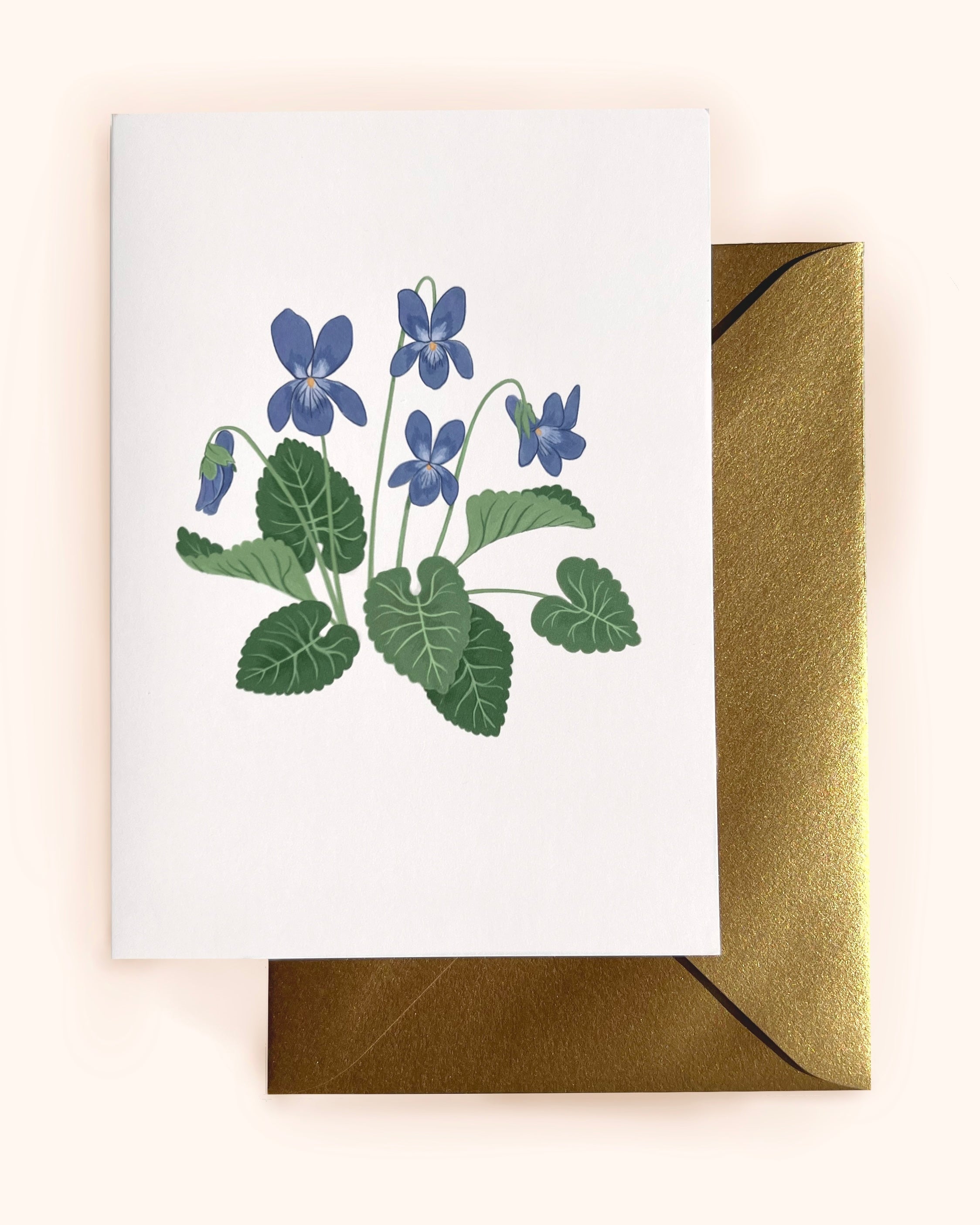 Violets -Card-