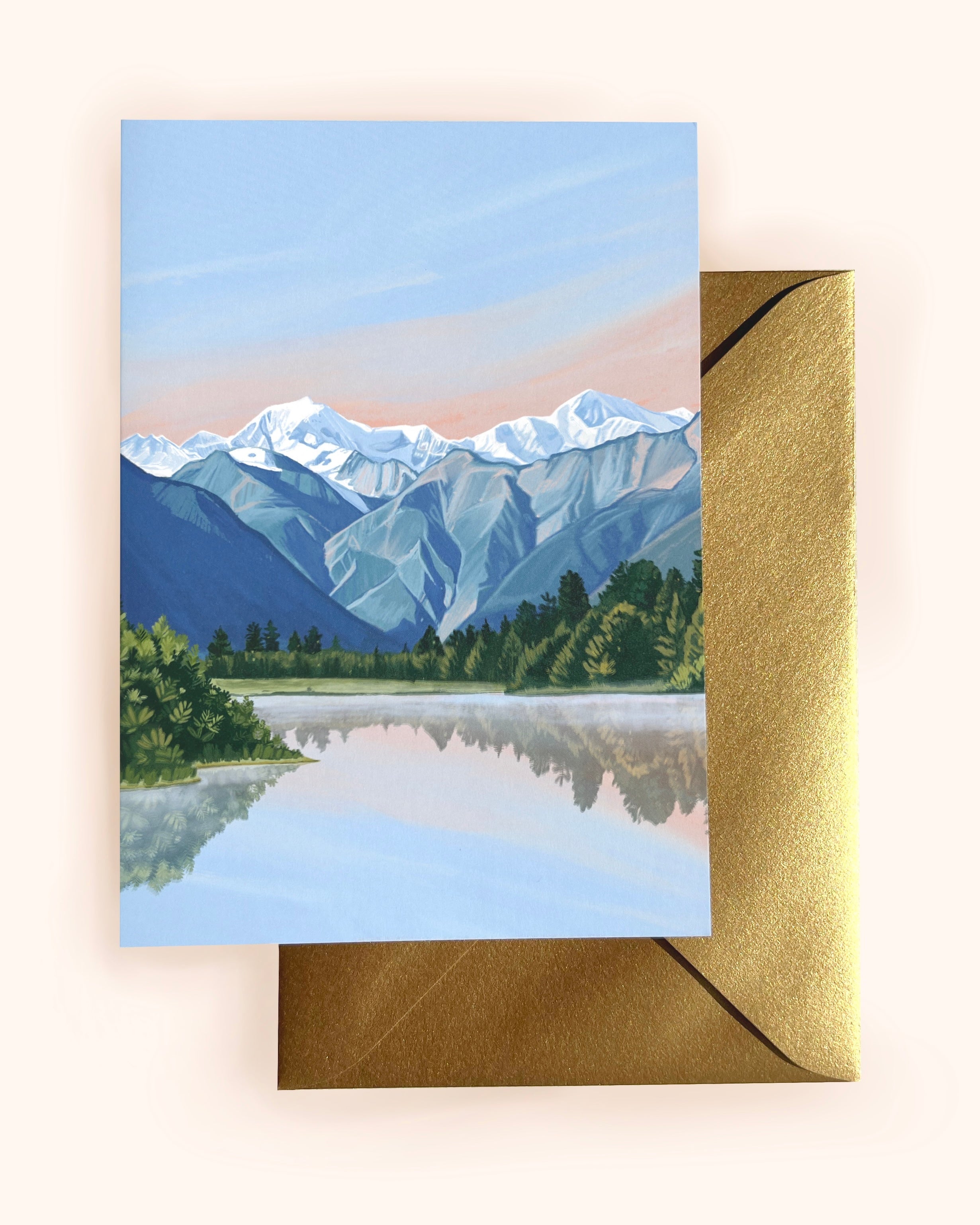 Lake Matheson - Card-