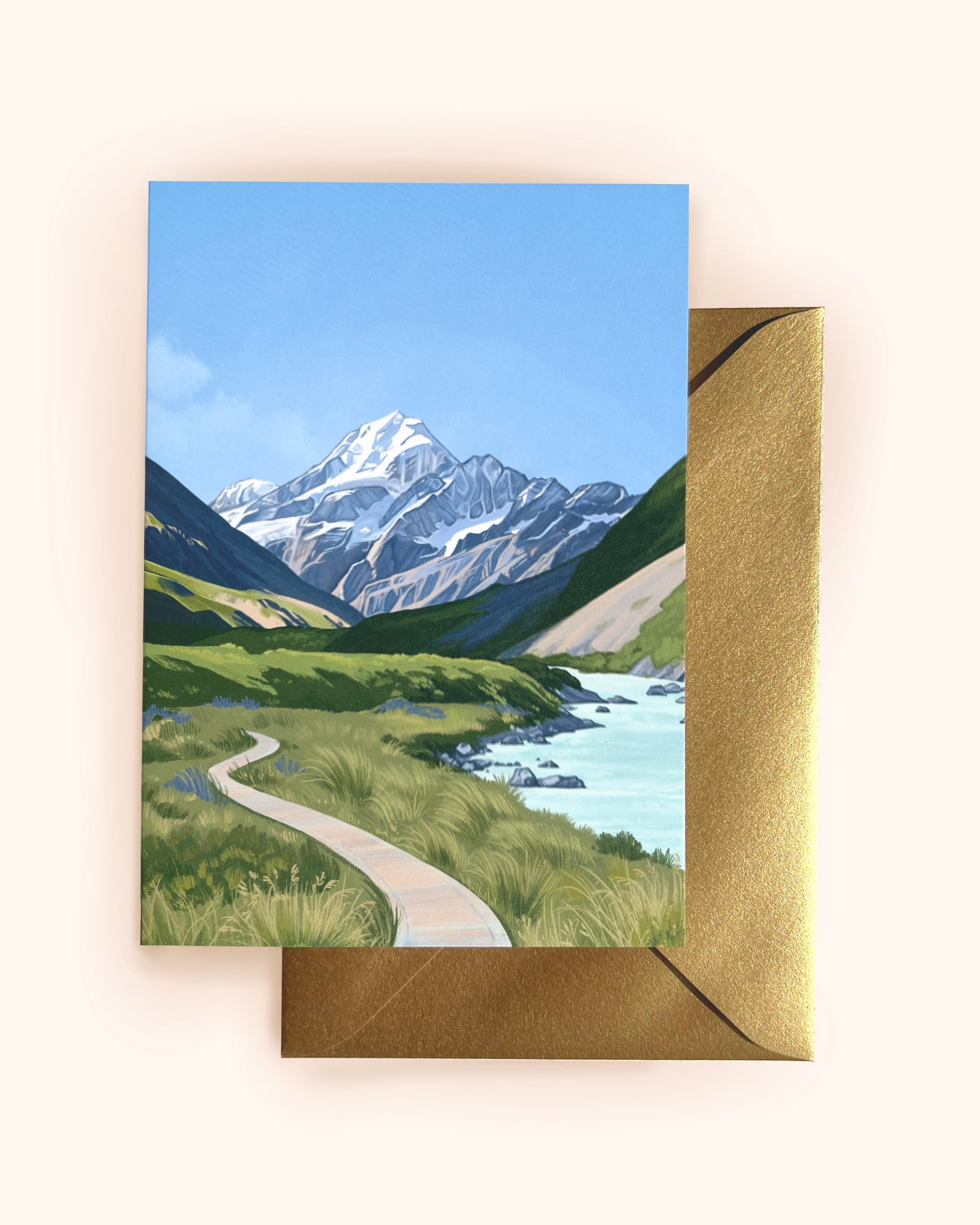 Aoraki In Summer-Card-