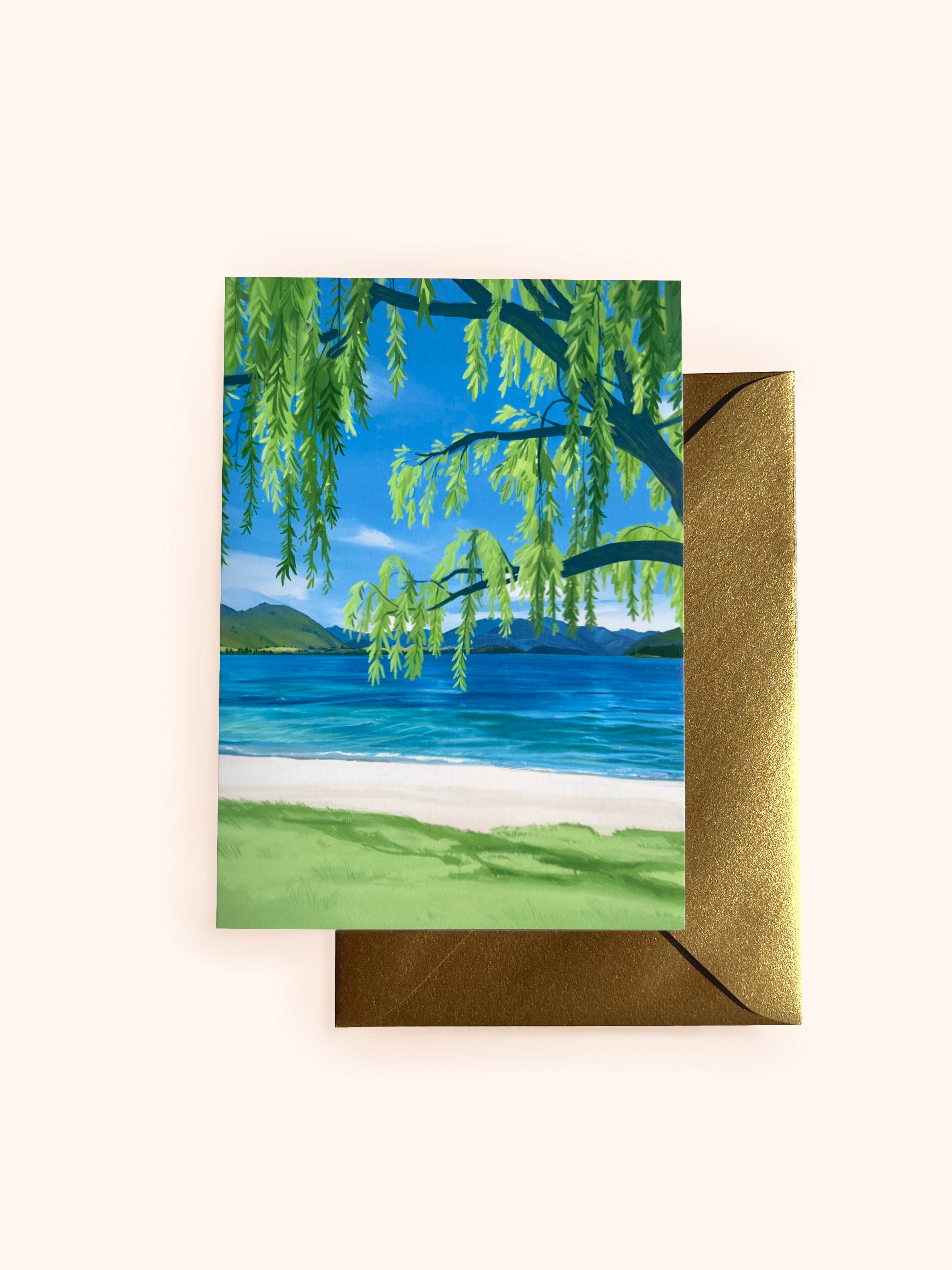 Lake Wānaka Shoreline - Card -