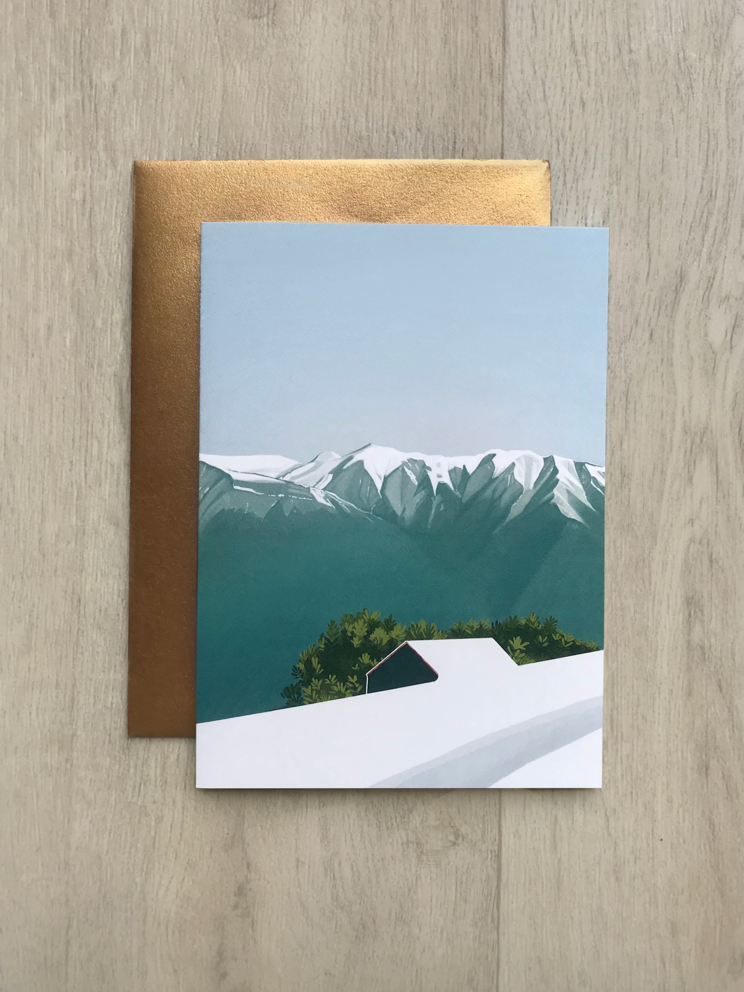 Kea Hut -Card-